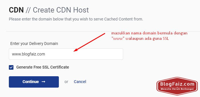 cara integrate cdn