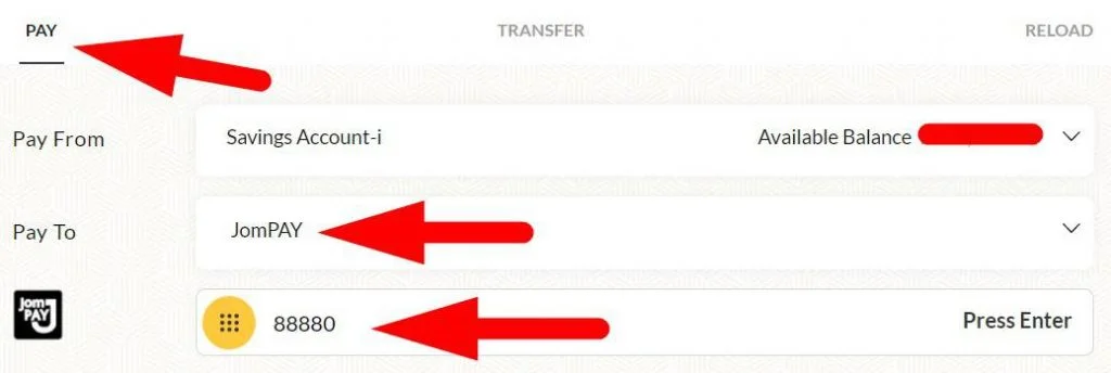 cara bayar bil umobile online