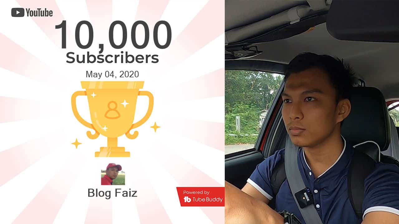Dapat 10000 Subscriber YouTube Dalam Masa Setahun?