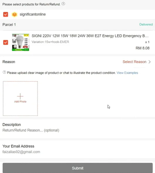 return barang shopee,kembalikan barang shopee,pulang semula barang shopee