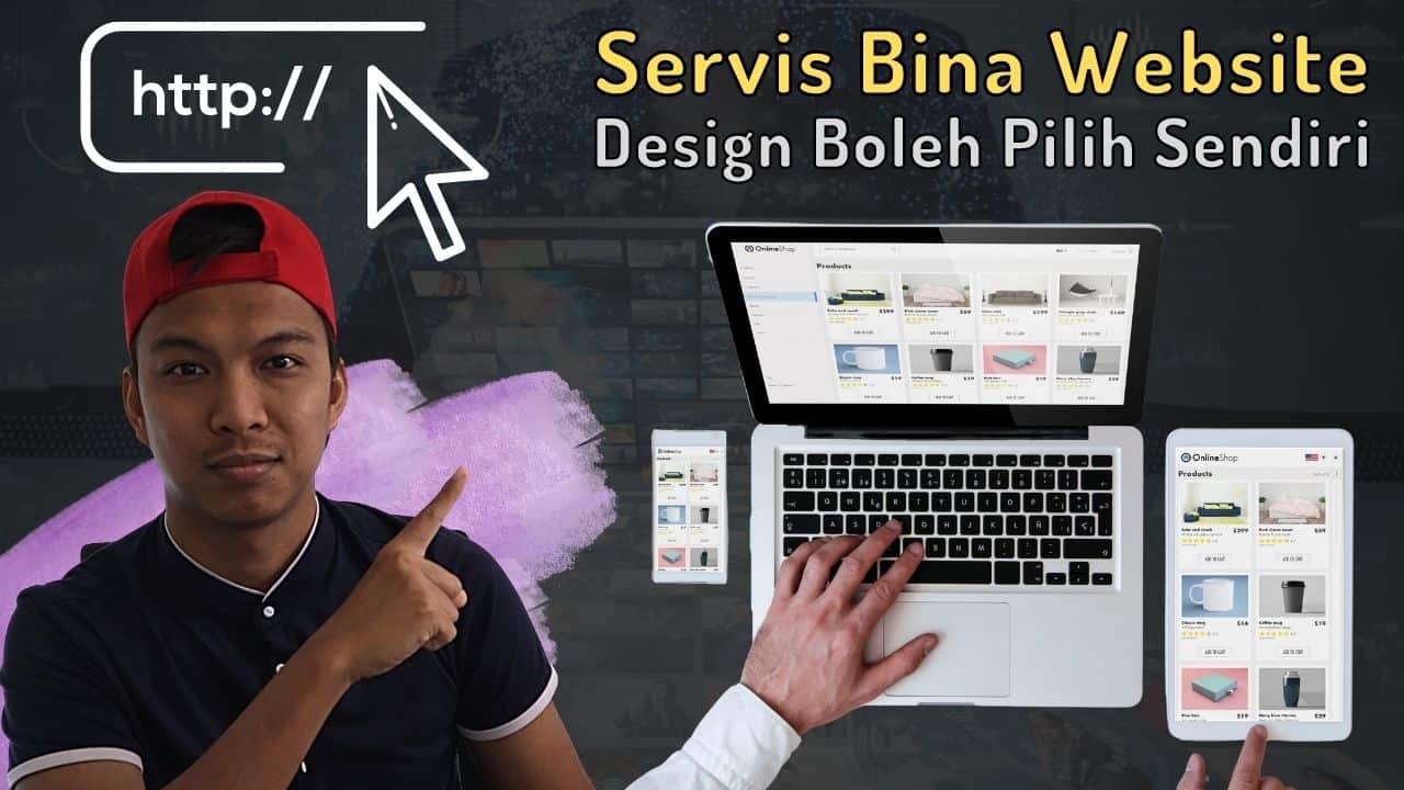 Servis Buat Website Harga Murah Design Boleh Pilih