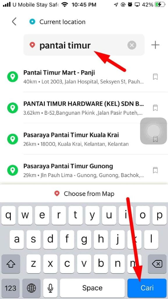 cara order grab car