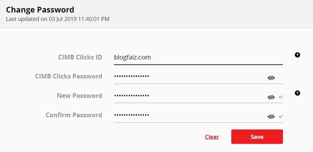 cara tukar password cimb click