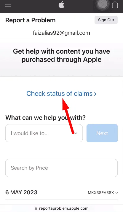 cara refund app store