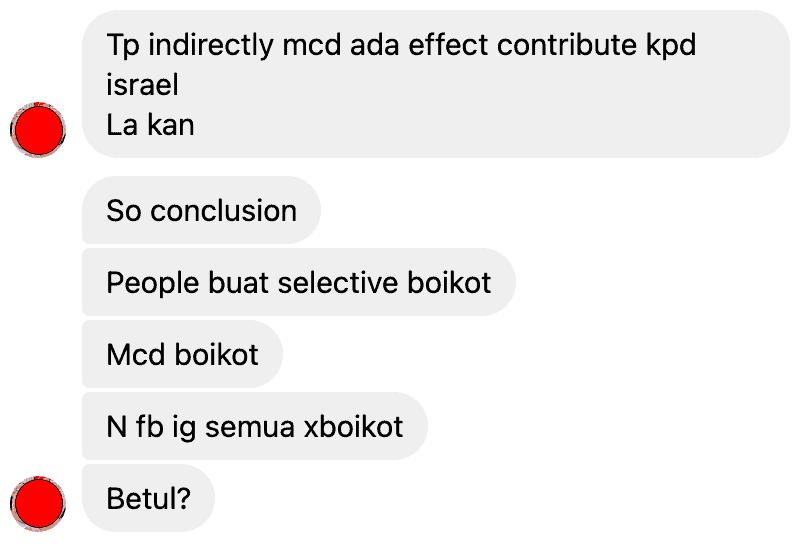 boikot mcd
