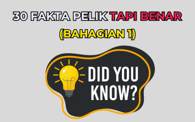 30 Fakta Pelik Tapi Benar (Bahagian 1)