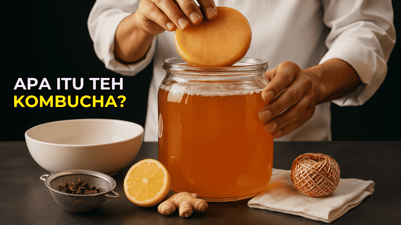 Apa Itu Teh Kombucha? Manfaat dan Risiko