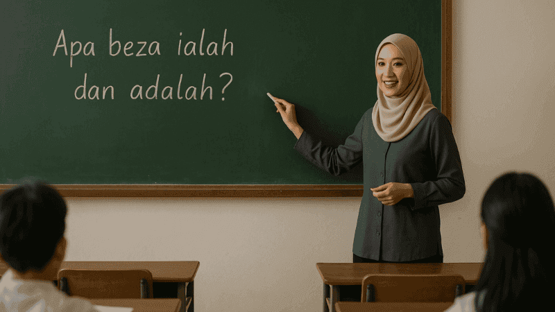 Apakah Beza Ialah dan Adalah