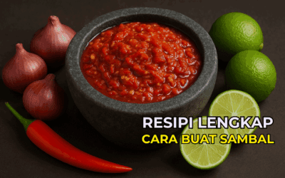 Cara Buat Sambal. Resipi Lengkap dan Terperinci Untuk Sambal Tradisional Yang Sedap