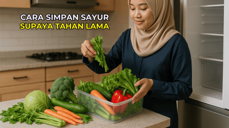 Cara Simpan Sayur Supaya Tahan Lama