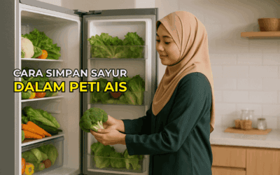 Cara Simpan Sayur dalam Peti Ais