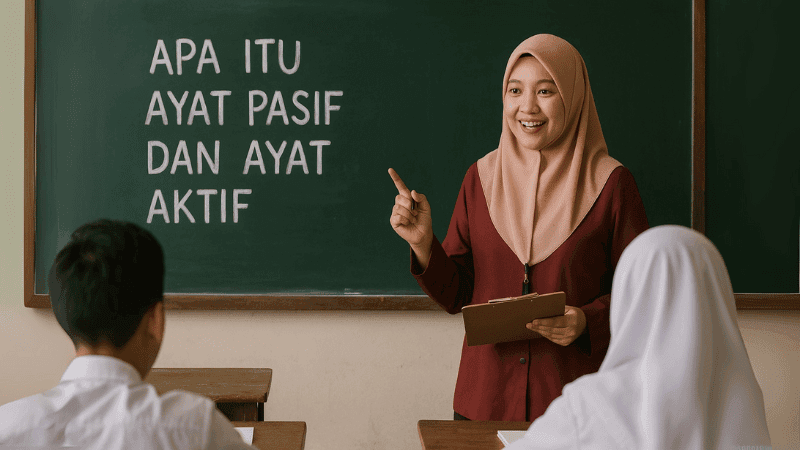 Latihan Ayat Aktif dan Ayat Pasif Untuk Murid Sekolah