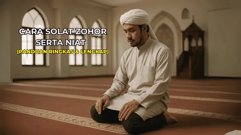 Cara Solat Zohor Serta Niat