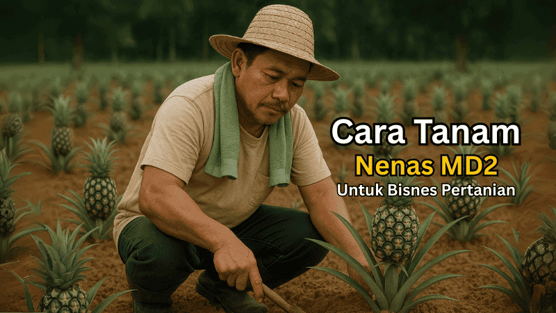 Cara Tanam Nenas MD2 Untuk Bisnes Pertanian