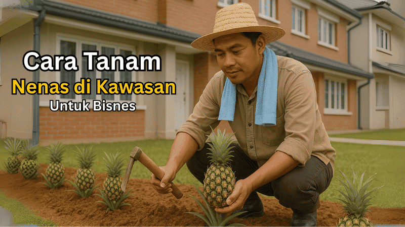 Cara Tanam Nenas Tanpa Perlu Kawasan Luas