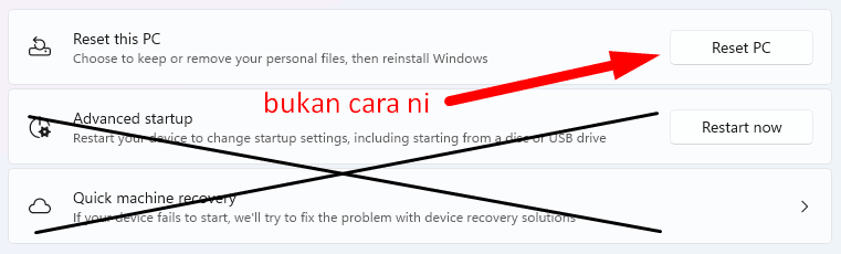 cara format windows