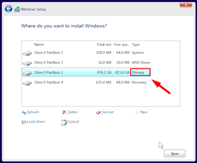 cara format windows