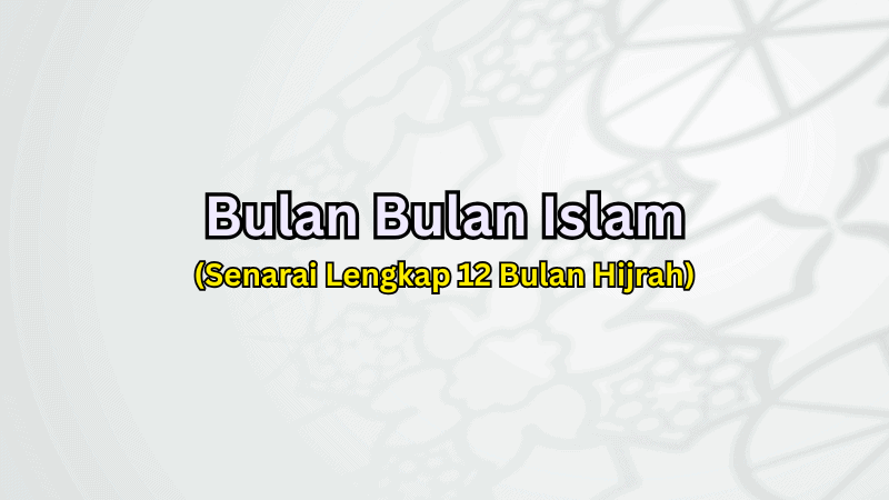 Bulan Bulan Islam
