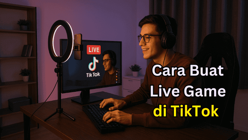 Cara Buat Live Game di TikTok