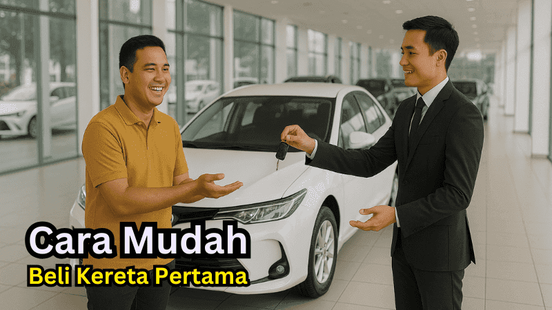 Cara Mudah Beli Kereta Pertama Anda Tanpa Pening Kepala