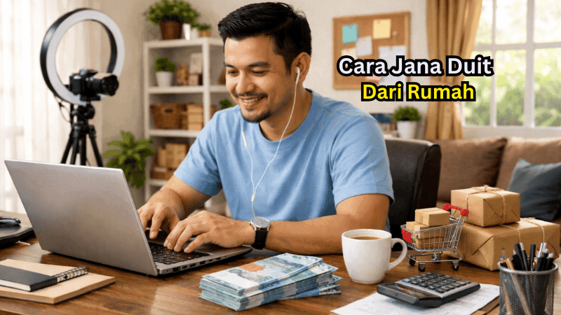 15 Cara Jana Duit Dari Rumah Guna Internet Sahaja
