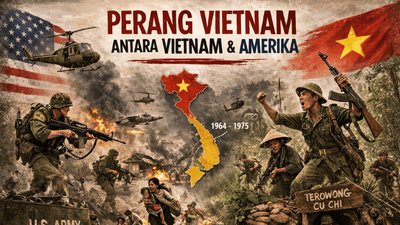 Sejarah Perang Vietnam Dengan Amerika: Punca, Kronologi dan Kesannya