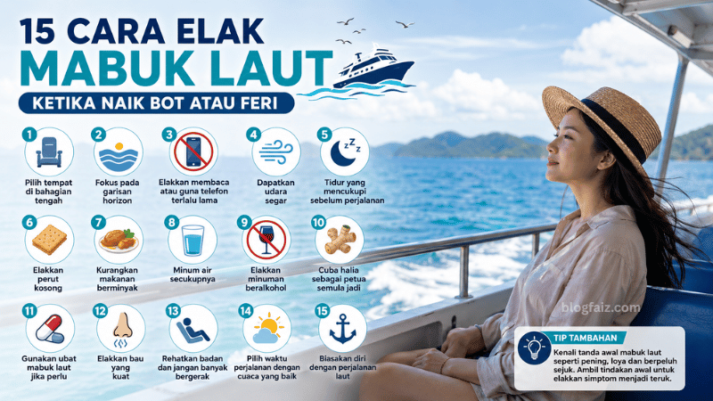 Cara Elak Mabuk Laut