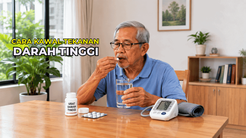 Cara Kawal Tekanan Darah Tinggi Untuk Warga Emas
