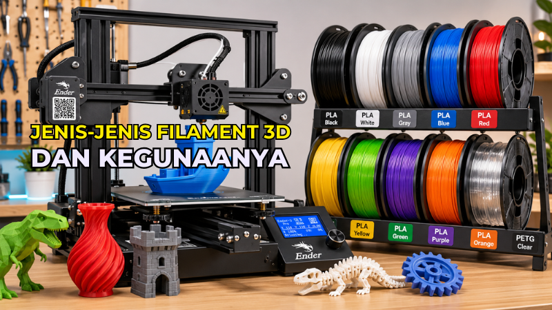 Jenis-Jenis Filament 3D Serta Kegunaannya
