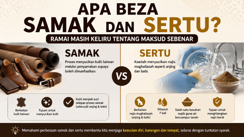 Apa Beza Samak dan Sertu? Ramai Masih Keliru Tentang Maksud Sebenar