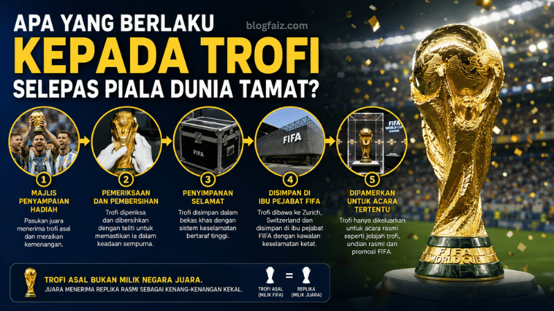 Apa Yang Berlaku Kepada Trofi Selepas Piala Dunia Tamat?