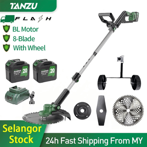 mesin rumput bateri