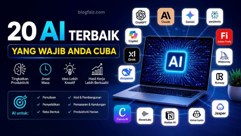 20 AI Terbaik Yang Wajib Anda Cuba Tahun Ini