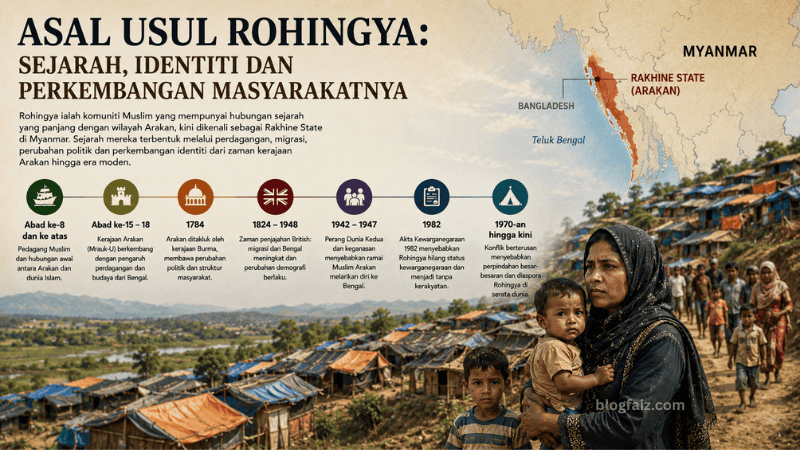 Asal Usul Rohingya: Sejarah, Identiti dan Perkembangan Masyarakatnya