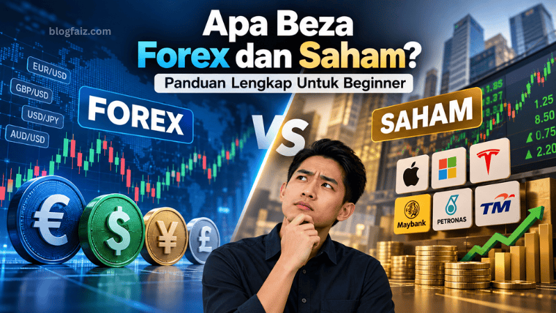 Apa Beza Forex dan Saham? Panduan Lengkap Untuk Beginner