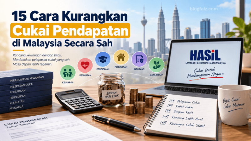 15 Cara Kurangkan Cukai Pendapatan di Malaysia Secara Sah