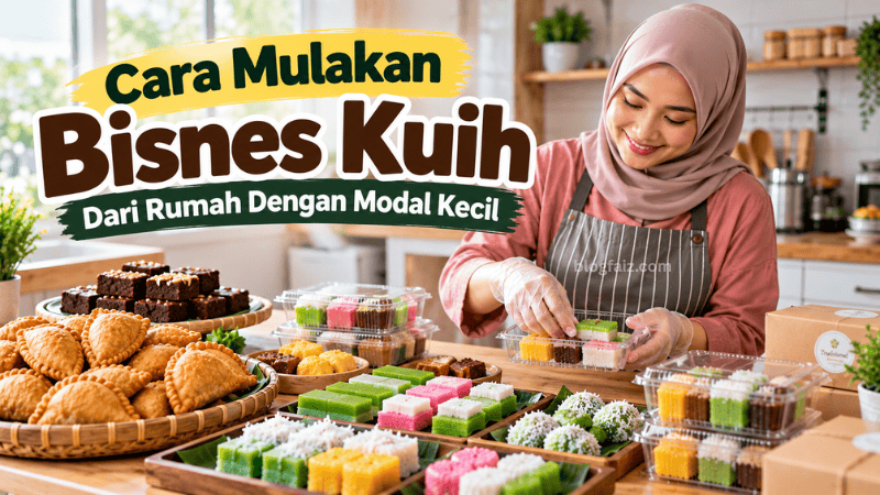 Cara Mulakan Bisnes Kuih Dari Rumah Dengan Modal Kecil