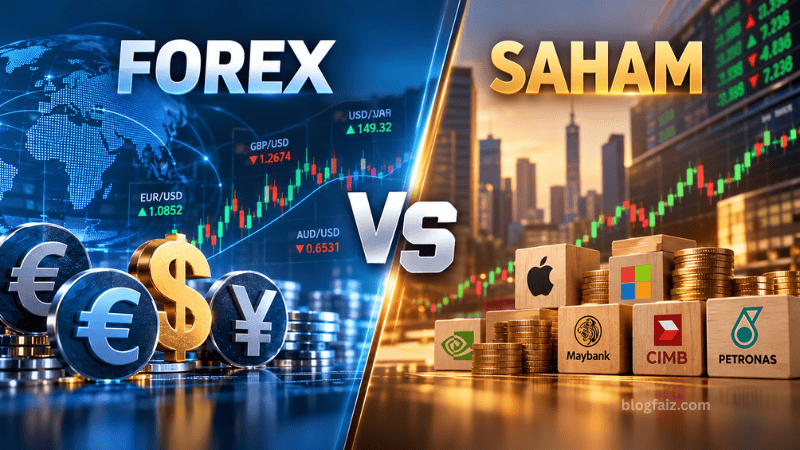 Forex vs Saham: Apa Perbezaan dan Cara Ia Berfungsi?
