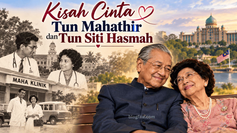 Kisah Cinta Tun Mahathir dan Tun Siti Hasmah: Bermula Sebagai Rakan Seperjuangan Hingga Lebih Tujuh Dekad Bersama