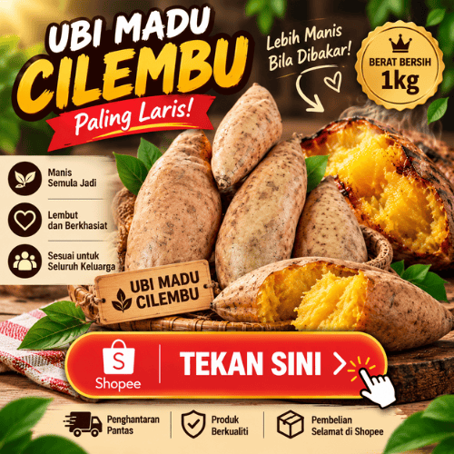 cara buat ubi bakar madu