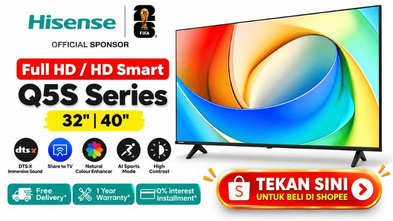 tv jenama hisense bagus tak