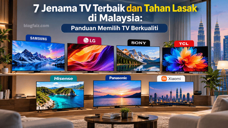 7 Jenama TV Terbaik dan Tahan Lasak di Malaysia: Panduan Memilih TV Berkualiti